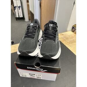 Saucony Ride 18 Women’s Size 7.5 B Med ‘Black/Gum’ S11000-101 Running Shoes